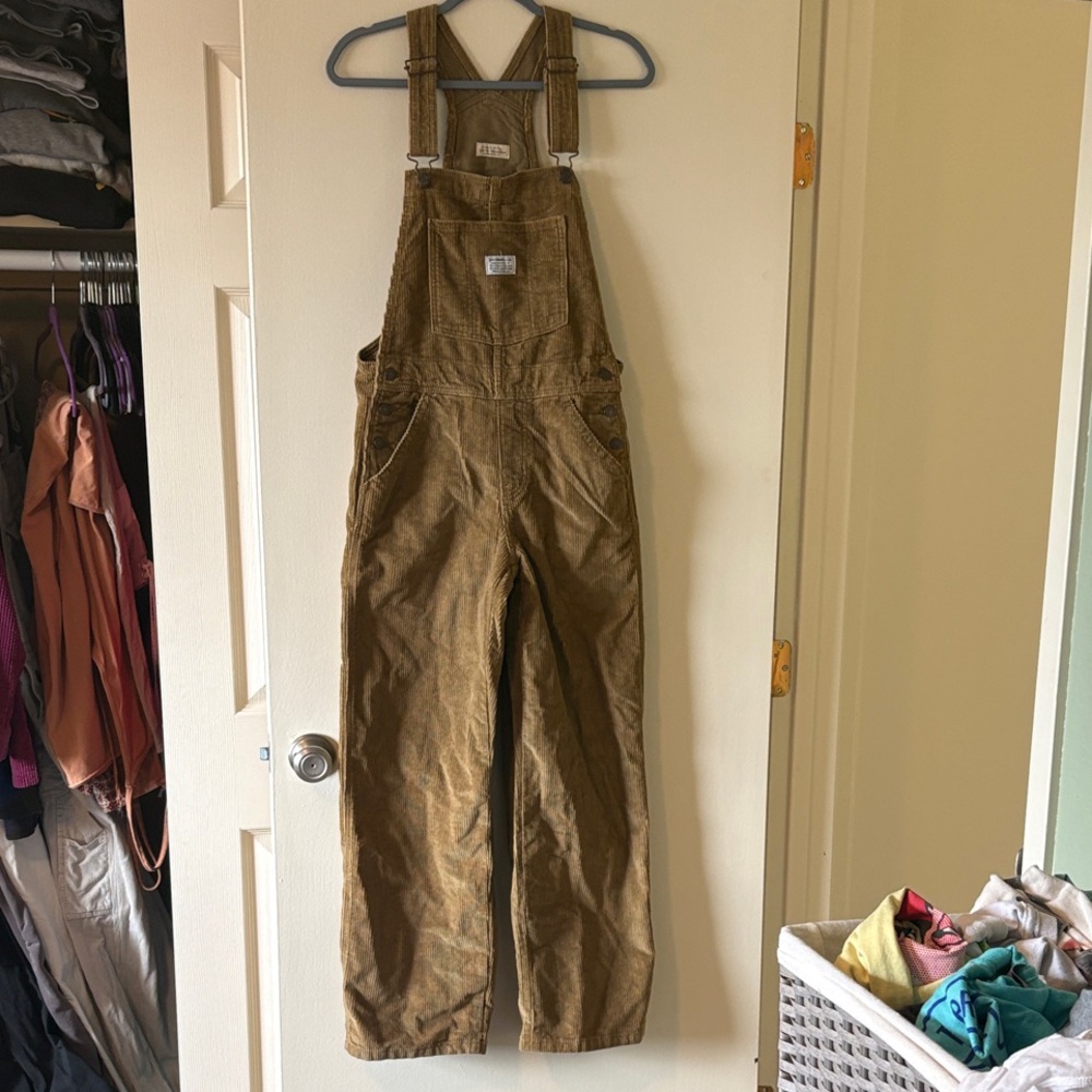 Levi's Brown Corduroy Women's Overalls